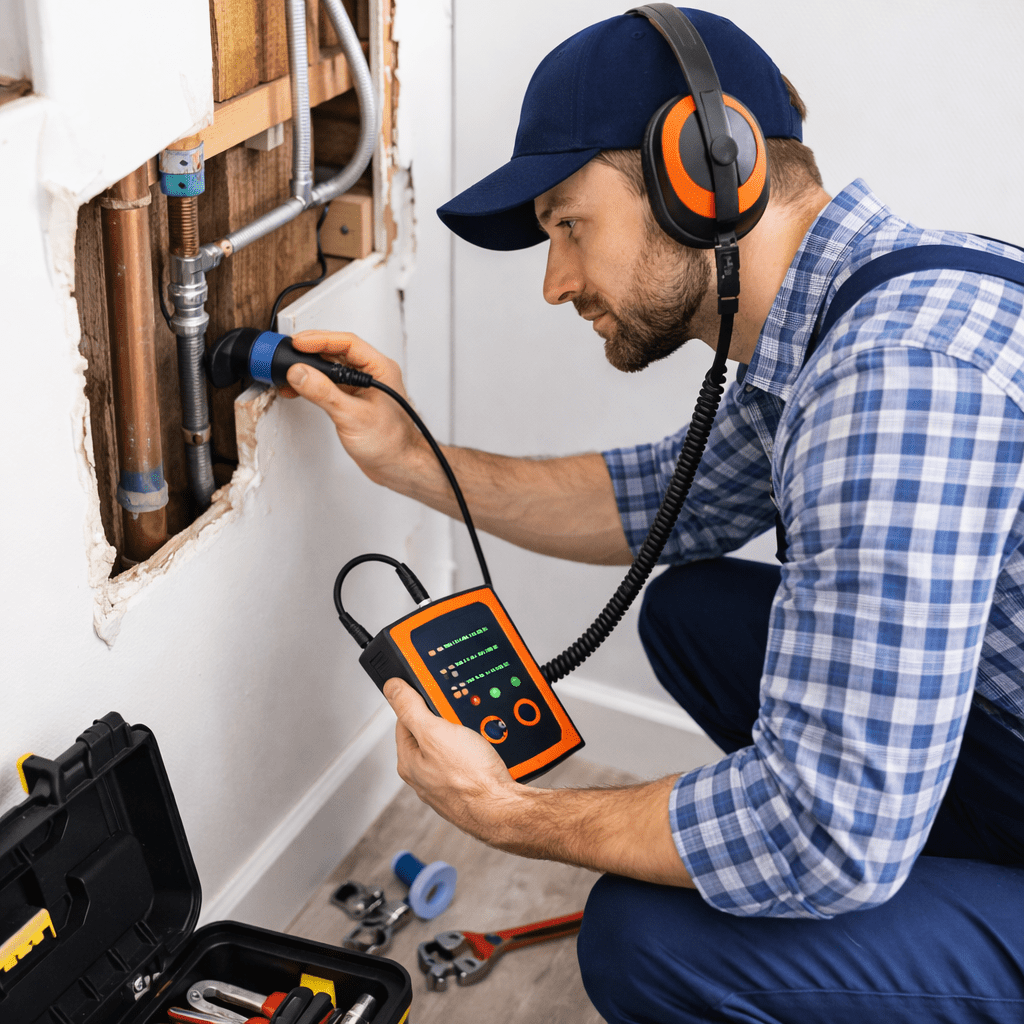 Detección de fuga de agua